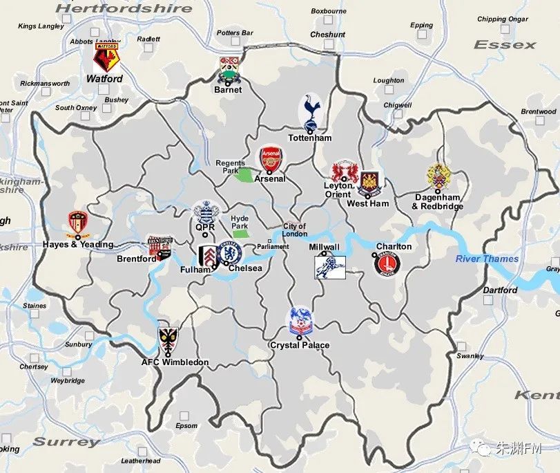 足球地缘经济丨凭什么英超联赛能有七支伦敦球队？